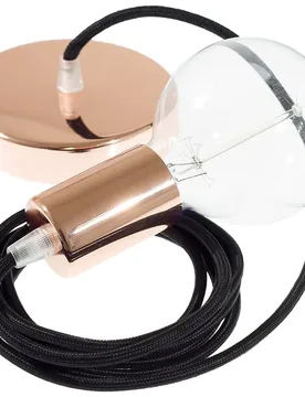 Cables Suspension Luminaire Rm04 2 M Diy Black / Copper One Size - Creative - FashionsVida