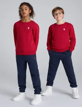 Manchester United Kids Devil Essentials Joggers Navy 11-12Y - Raw - FashionsVida