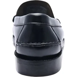 Mocasines de hombre de piel en color y pala lisa