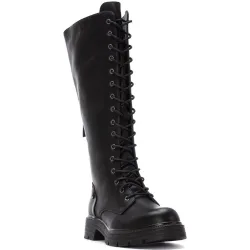 Bota de mujer con cordones