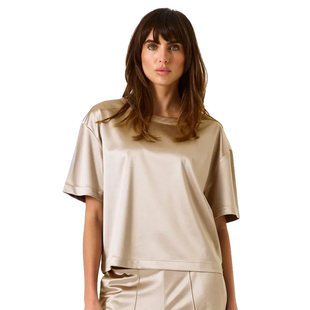 Maglietta A Maniche Corte J50001 Feather Grey S - Garcia - FashionsVida