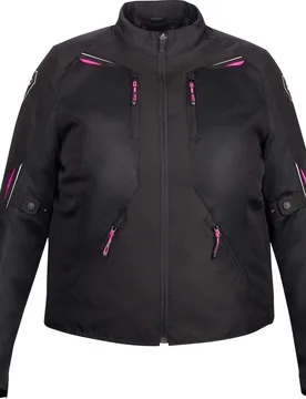 Giubbotto Moto Donna LADY BRAZILIA Queen Size Nero/Fu taglia 42 - Bering - FashionsVida