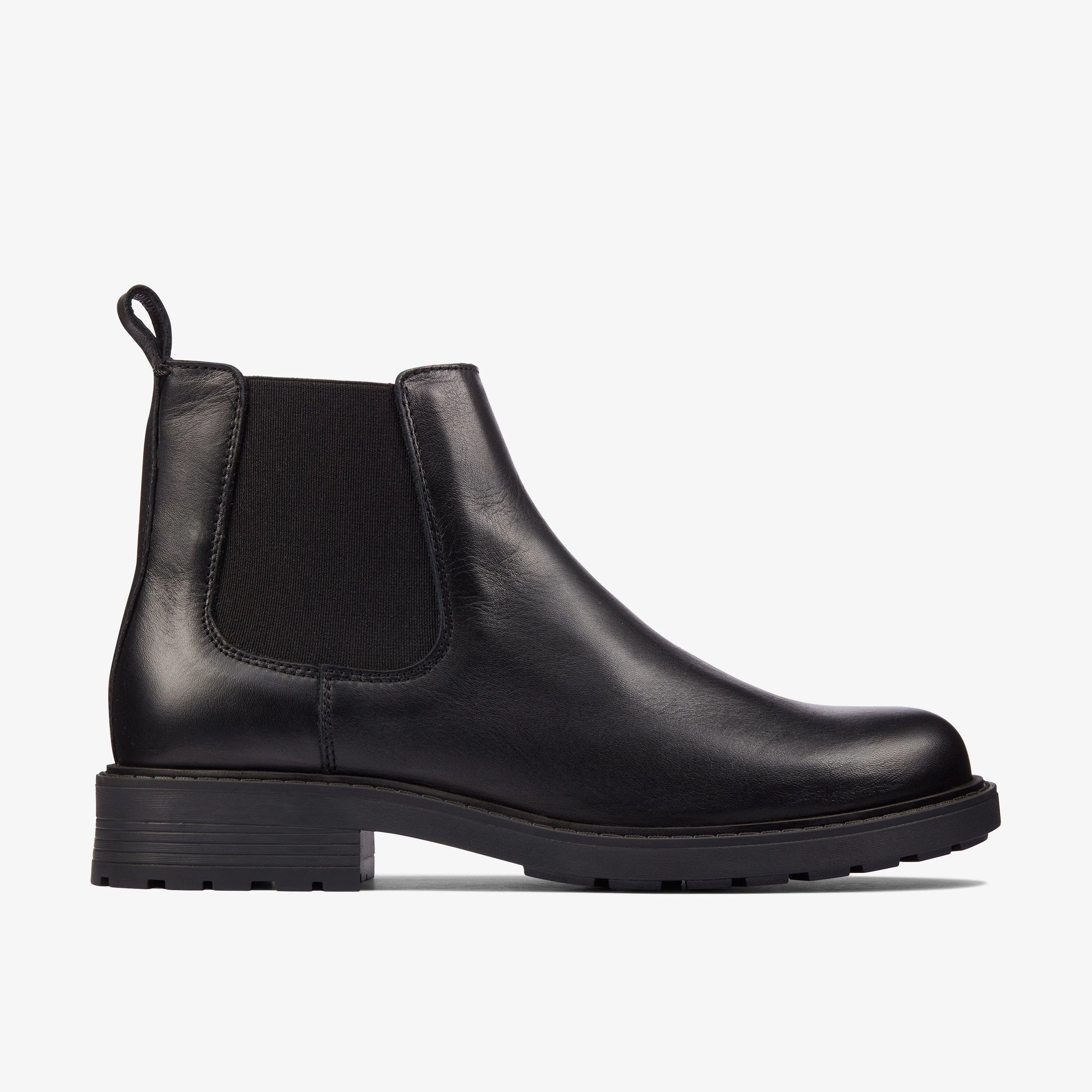 Womens Orinoco2 Lane Black Leather Boots - Clarks - FashionsVida
