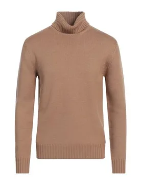Rollkragenpullover Herren Kamel 46,50,52,54,56 Herren - ALPHA - FashionsVida
