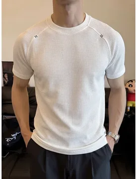 Summer New Style Men's Outdoor Sports Fitness Long-Sleeved Running Training Short-Sleeved T-Shirt Quick-Dry Shirt - Aliexpress - FashionsVida