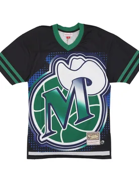 Casacca Football Americano Uomo Nba Big Face 7.0 Fashion Jersey Dalmav Black - Mitchell & Ness - FashionsVida
