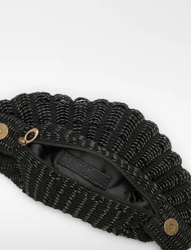 Bolso de mano de mujer de coctel con pedrería - Adolfo Dominguez - FashionsVida