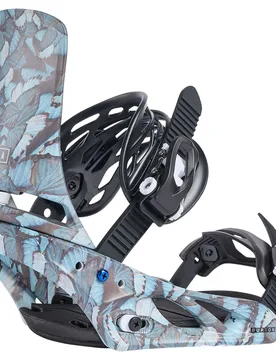 Fixations De Snowboard Lexa Blue Butterflies M - Burton - FashionsVida