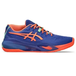 Gel-resolution X Padel Shoes Dark Cobalt / Vivid Coral UK 5