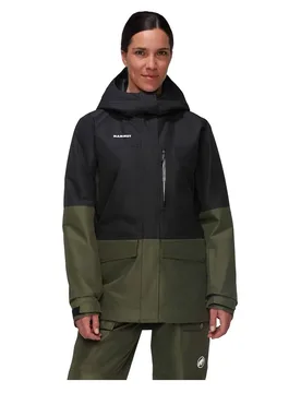Veste Fall Line Hardshell Thermo Dark Marsh / Black S - Mammut - FashionsVida