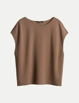 Kurzarm-Sweatshirt Uvalerie Braun 42 - someday - FashionsVida