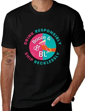 Booze & BL Motto T-Shirt Basic Lightweight Short Sleeve Tee - Aliexpress - FashionsVida