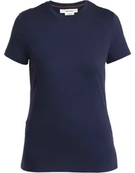 T-shirt en laine de mérinos à manches courtes - W Merino 150 Tech Lite SS Tee Midnight Navy en Laine - Taille XS