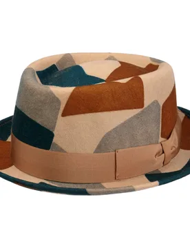 Vinton Pork Pie Wool Hat by - beige - Female - Size: S (54-55 cm) - Lierys - FashionsVida