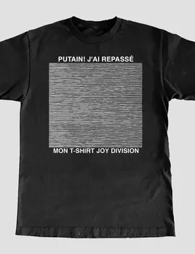 Putain! J’Ai Repassé Mon T-Shirt Joy Division Adult Regular Fit O-Necked Tees Cotton Men's Printed Tops - Aliexpress - FashionsVida