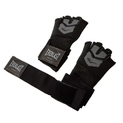 Gants De Combat Prospect Quick Wraps Black / Grey S-M