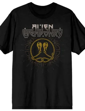 T-Shirt - Sun Logo - S bis L - für Männer - Größe M - schwarz - Lizenziertes Merchandise! - Männer - male - Alien Weaponry - FashionsVida