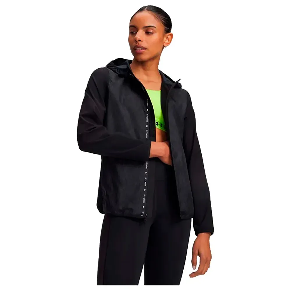 Giacca Velociti Cw Storm Black / Reflective L - Under armour - FashionsVida