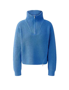 OUÍ Troyer Pullover blau 44 damen - Oui - FashionsVida
