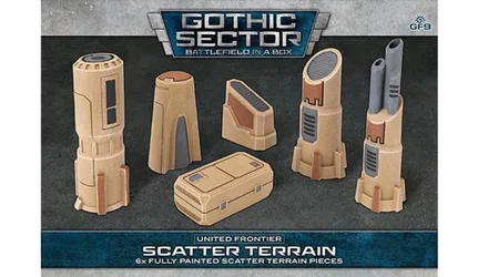 Battlefield in a Box - Gothic Sector: United Frontier Scatter Terrain (x6)