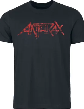 T-Shirt - Large Logo - S bis 5XL - für Männer - Größe S - schwarz - Lizenziertes Merchandise! - Männer - male - Anthrax - FashionsVida