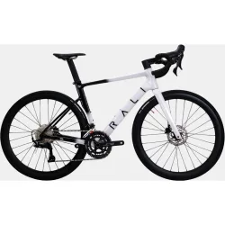 Bicicleta de Carretera Unisex Negra Blanca RDL