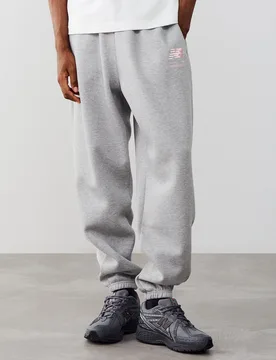 Pant Jogger Boston Logo gris/rose l - New Balance - FashionsVida