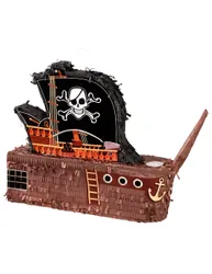 Piñata Schiff Piraten bunt