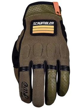 Guanti Moto Scrambler Verde Nero taglia XL - Five - FashionsVida