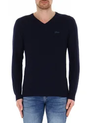 Guess Maglia scollo V BLU XL