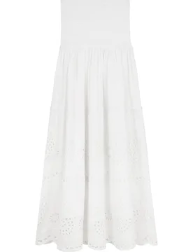 Vestido de mujer midi con estampado troquelado - Lola Dolores Cortés - FashionsVida