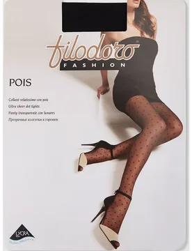 Panty moda de mujer con lunares en color - Filodoro - FashionsVida
