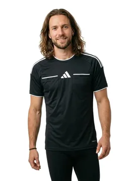T-shirt à Manches Courtes Referee 26 Black S - Adidas - FashionsVida