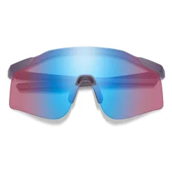 Unisex Matte Meteorite Crystal ChromaPop Low Light Rose Blue Mirror Defy Sunglasses in Purple - Purple - Size: One Size