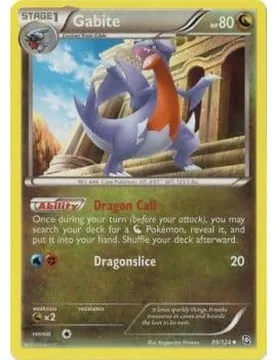 Pokemon Dragons Exalted 89/124 Gabite - Pokémon - FashionsVida