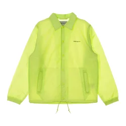 Giacca Coach Jacket Uomo Script Coach Jacket Lime/black