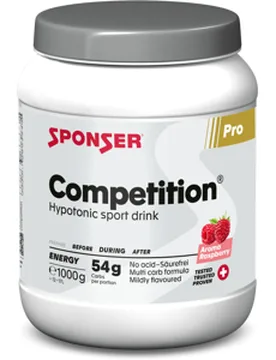 COMPETITION HYPOTONIC SPORTDRINK Dose 1000g Raspberry - Sponser - FashionsVida