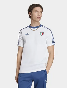 Mens T-shirt Italia Originals - Bianco, bianco bianco Uomo taglia L - Adidas - FashionsVida