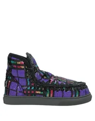 Botines de caña alta Mujer Morado 39 Mujer