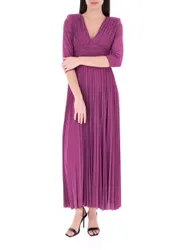 LIU JO Abito plissettato FUCSIA 42