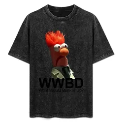 What Would Beaker Do Beaker T-Shirt Functional Casual Short Sleeve Tee