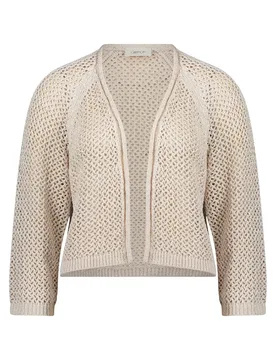Strickjacke Kurz 3/4 Arm female - 40 - FashionsVida