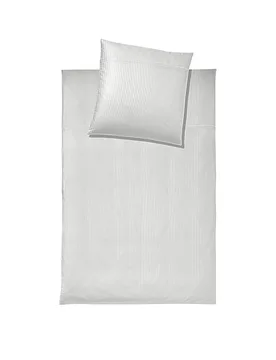 Damast Bettwäsche MILANO 70x90cm/140x220cm Weiss weiss baby - ELEGANTE - FashionsVida