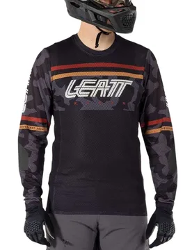 Maglietta A Maniche Lunghe Mtb Gravity .0 Black - Leatt - FashionsVida