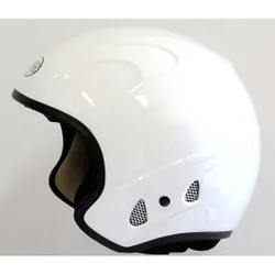 Casco Moto Jet Free Evo Eko In Fibra Bianco Lucido taglia XS