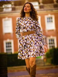 Women's Hunter Dress in Brown Size: 12 - Brown - Size: 12