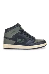 Sneakers mid verde e nero in materie sintetiche EV716 42