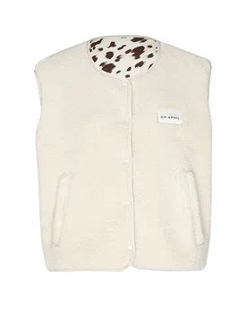 Gilet réversible MAGNOLIA crème XL - OH APRIL - FashionsVida