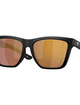 Panga Ii Polarized Sunglasses Matte Black 02 Gold Mirror 580G/CAT3 Women - Costa - FashionsVida