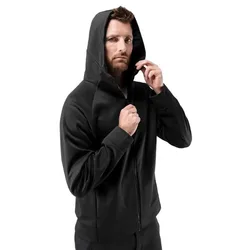 Thermo Tech Hoodie Fleece Black L Men